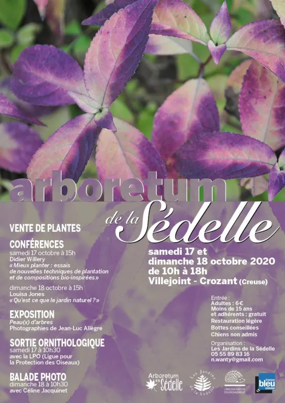 17 &amp; 18 octobre 2020, Fête des plantes rares de LA SEDELLE, Crozant (23) Visuel